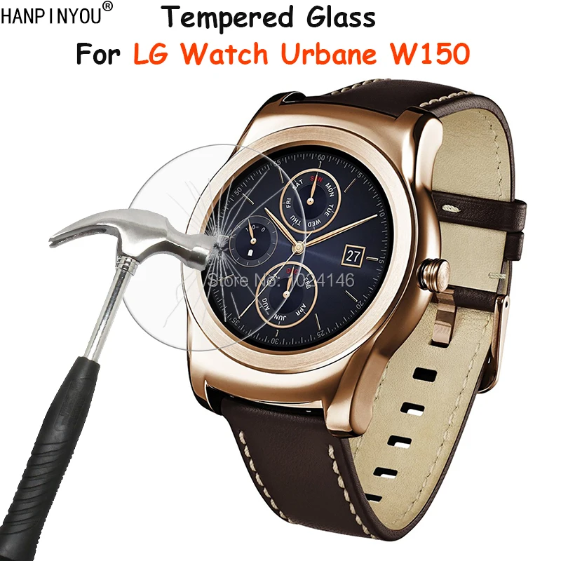 Для LG Watch Urbane W150 SmartWatch прозрачное закаленное стекло Защита экрана Ультра тонкая