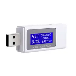 9 в 1 USB Тестер Цифровой Ток Напряжение метр Ампер Вольт Амперметр детектор запасные аккумуляторы для телефонов зарядное устройство
