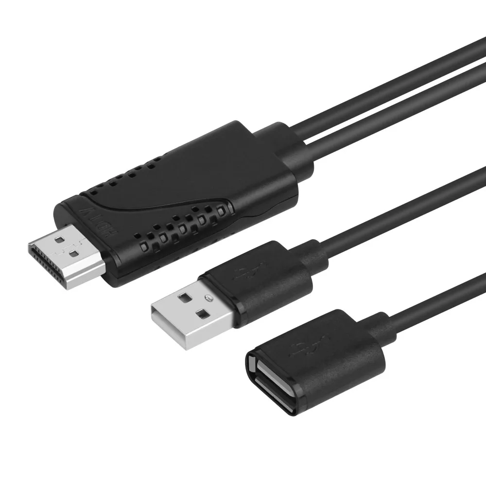 USB к HDMI 4K HD 1080P HD ТВ AV Кабель-адаптер Шнур для iPhone XS/XS MAX/XR