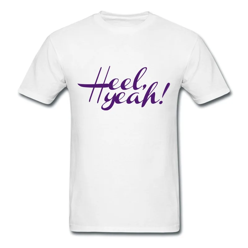 Only 1 Piece Gildan Man TeeShirt Tar Heel North Carolina &quotHeel yeah &quot Custom TeeShirts for | Мужская одежда
