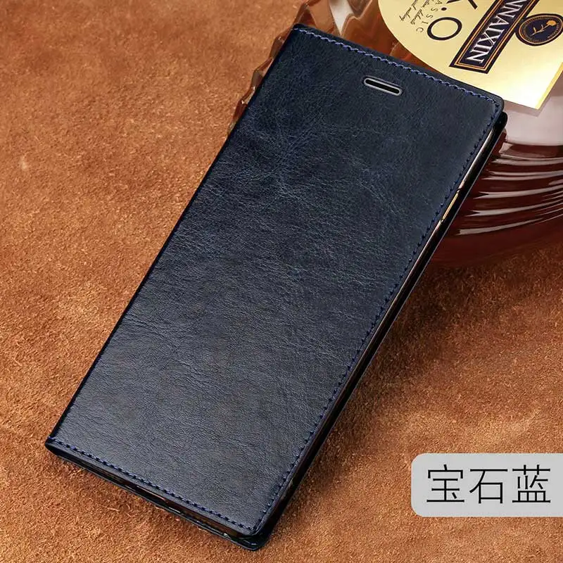 Кожаный чехол-книжка мягкий силиконовый ударопрочный защитный чехол для samsung S7edge Note 8 S9 Plus A7 A50 A70 плоский чехол для телефона - Цвет: blue