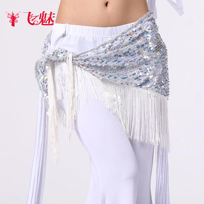 New Belly Dance Costumes Hip Scarf Wrap Belt Skirt Lace Tassels Triangle SALE