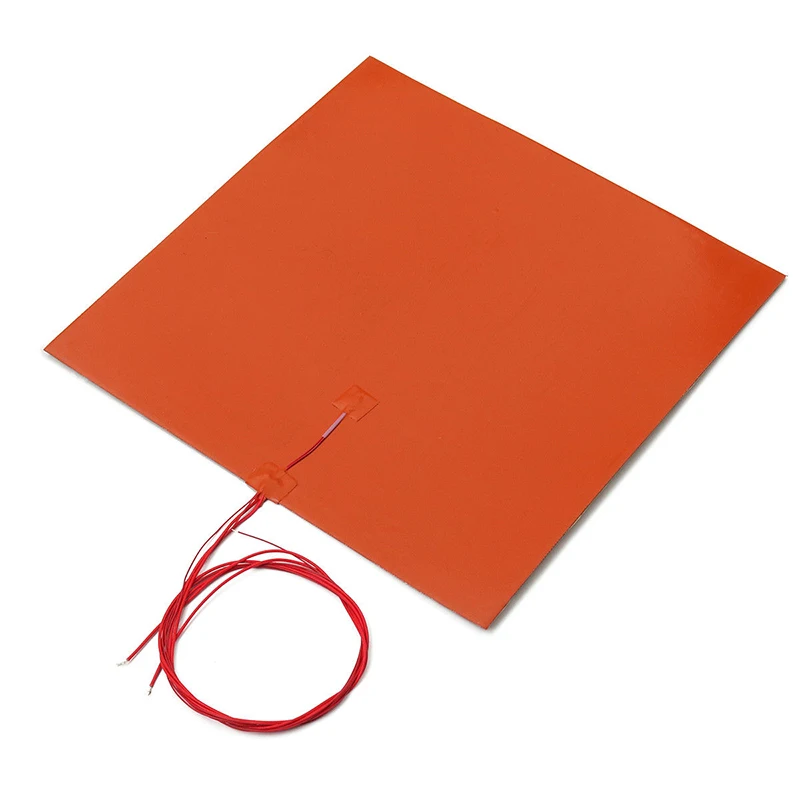 220V 1400W 3D Silicone Heated Bed Heating Pad w Thermistor for 3D Printer Parts Electric Heating Pads 400*400mm 1.5MM