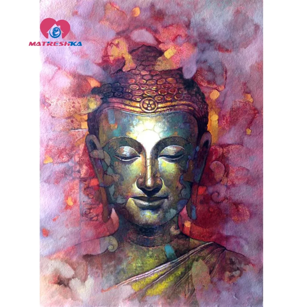 

5d Diamond embroidery diamond painting Buddha Pictures of rhinestones Diamond square mosaic Hobby crafts Cross-stitch kits