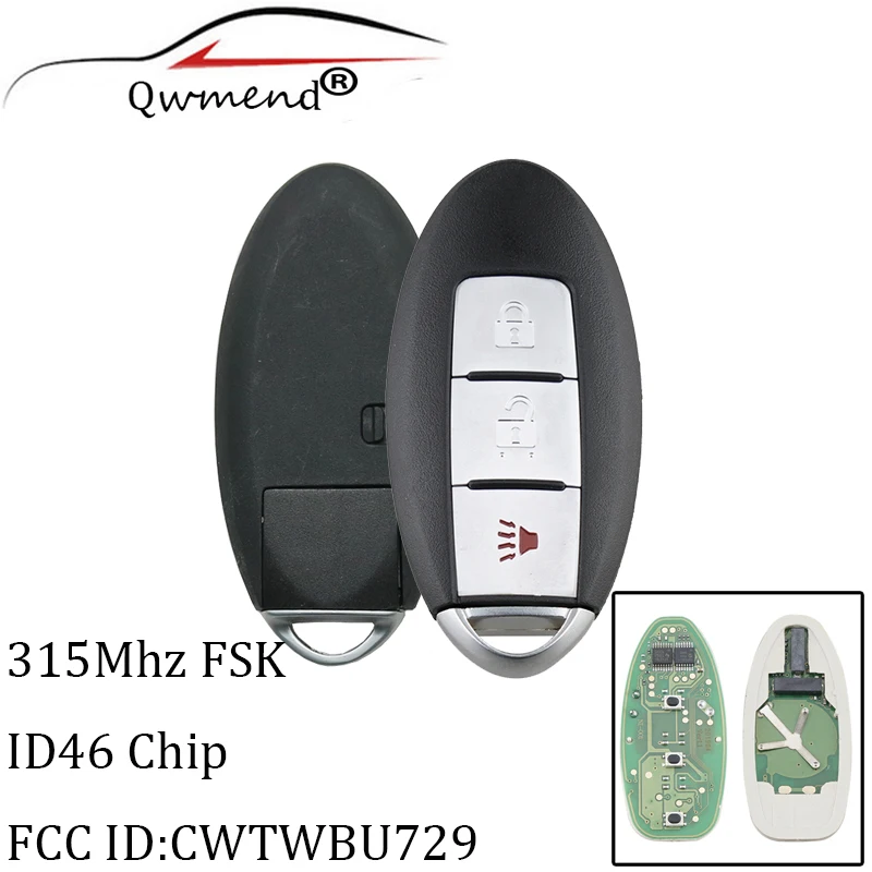 Fits 2008-2013 Nissan Rogue,Versa,Pathfinder Entry Remote Key Fob CWTWBU729 HOT