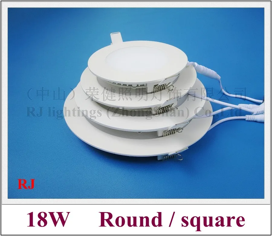 

18W LED panel light super thin ceiling LED panel lamp light down light round / square 18W SMD2835 for US and Asia