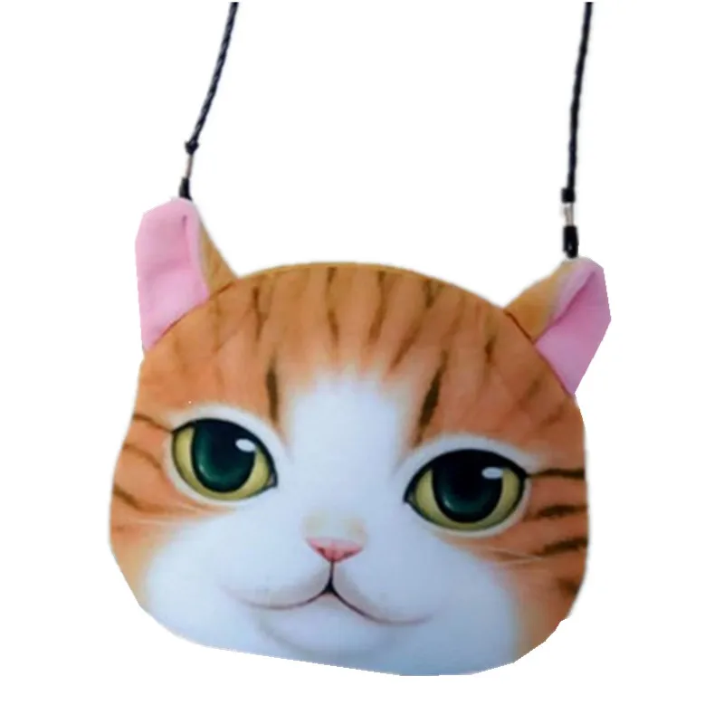 

2019 new female package summer girls fashion small shoulder bag ladies 3D animales messenger bags cute cat leisure handbag hot