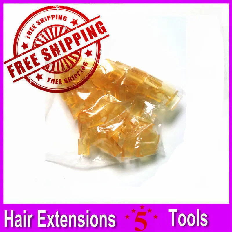 Top Quality Black Brown Blonde Nail Keratin Glue Nail Tip Keratin U-Shaped Fusion Glue Nail Tip For Keratin Hair Extensions