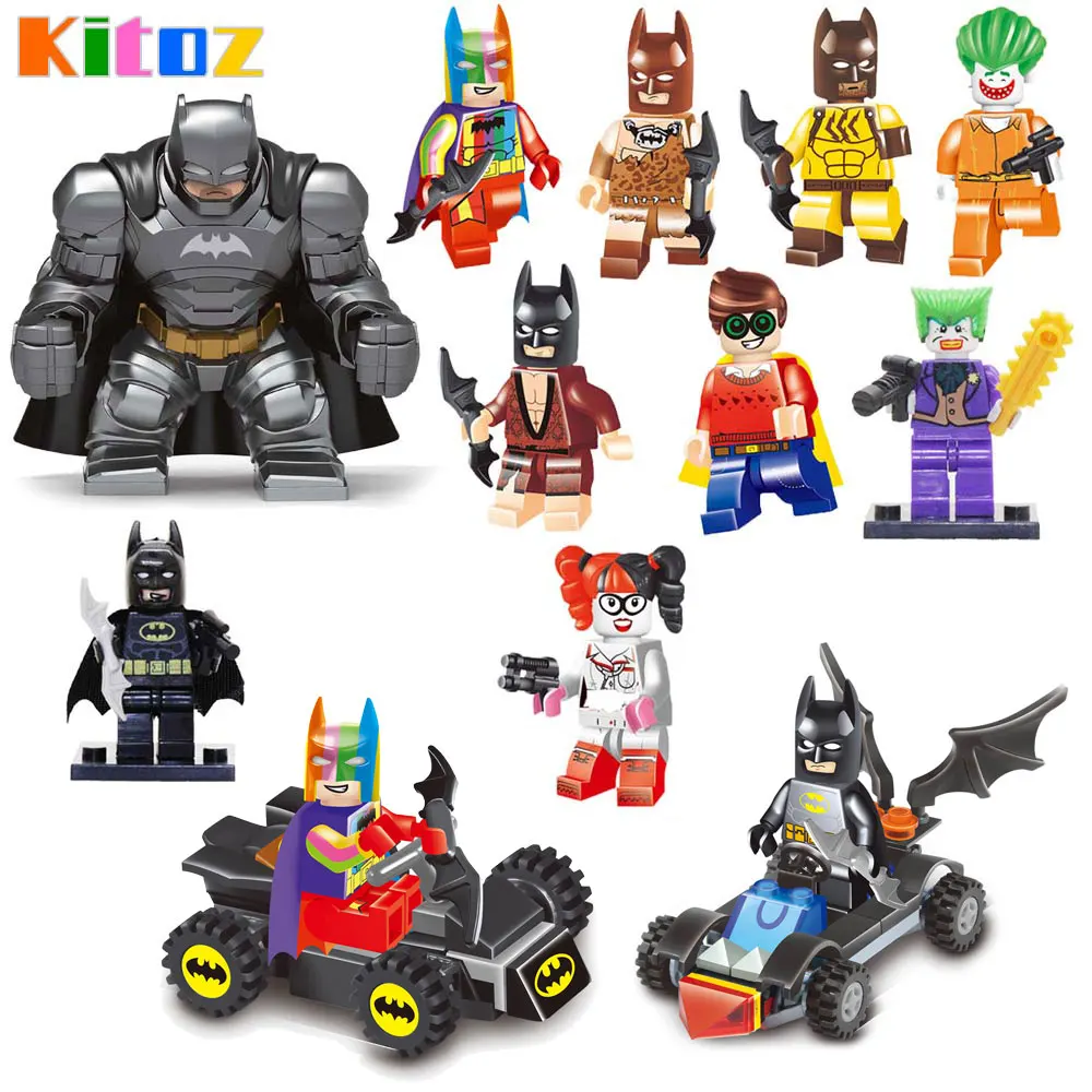 Kitoz игрушка фигурка Бэтмен Броня Радуга синий белый Робин Джокер Харли Куинн