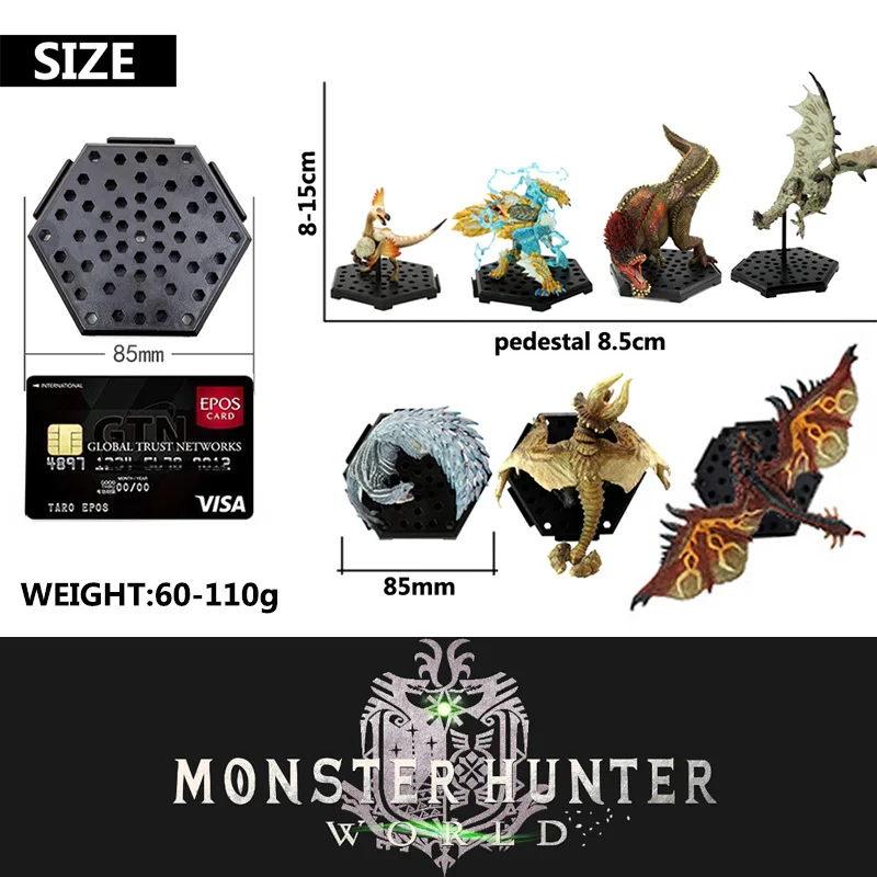 Игра MHW Monster Hunter World ПВХ модели игрушек коллекционная экшн фигурка монстра Hot