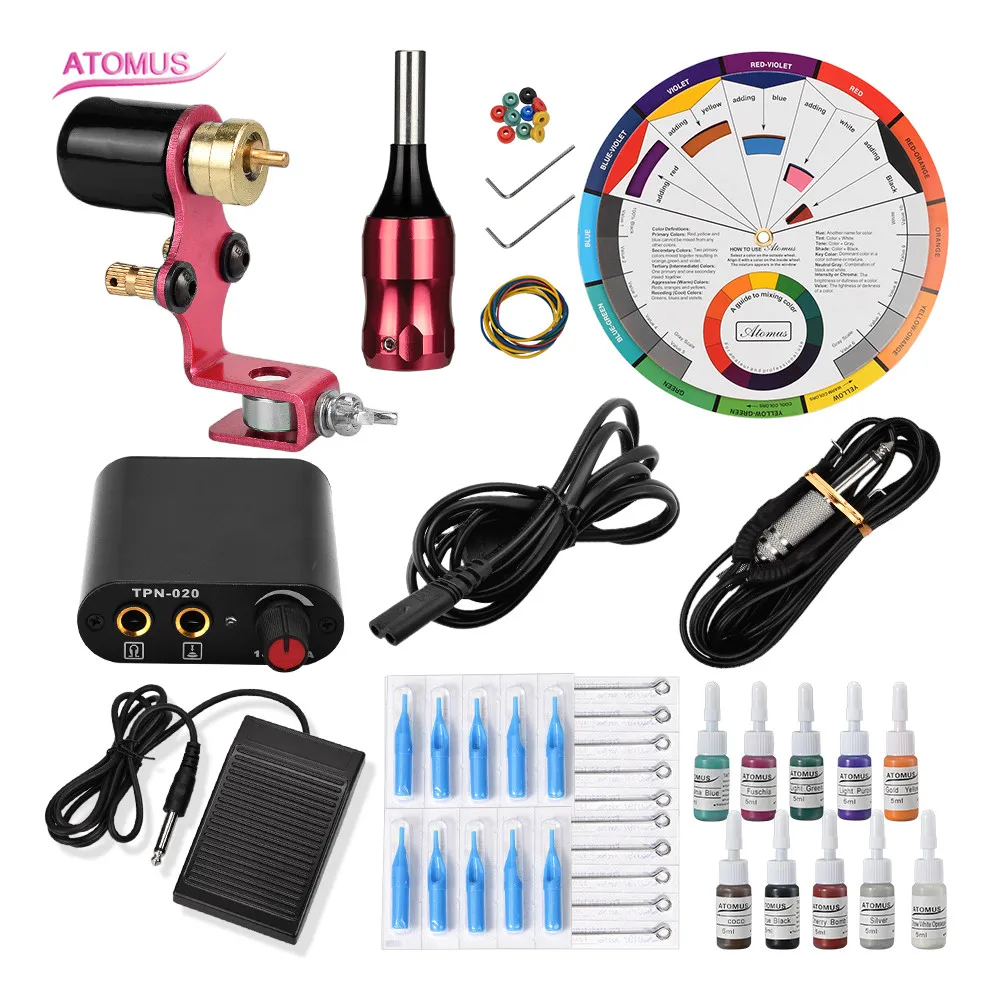 

Tattoo Machine Rotary Tatto Nueva Llega Suplies Tools Set Tatto Best Kits Makeup Tato Kit Tattoo Professional Para Tatuagem Best