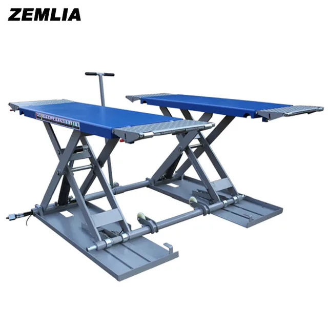 3T Middle Position Small Car Lift Hydraulic Ultrathin Lift Machinein