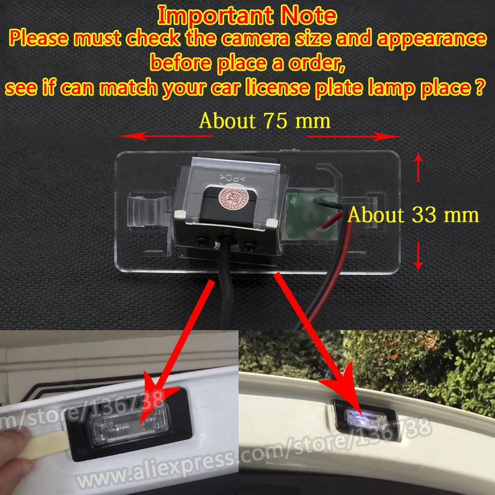 Для Audi A4L A4 TT A1 A3 A5 A7 Q3 Q5 RS5 Автомобильная CCD HD камера заднего вида ночного видения 4 3