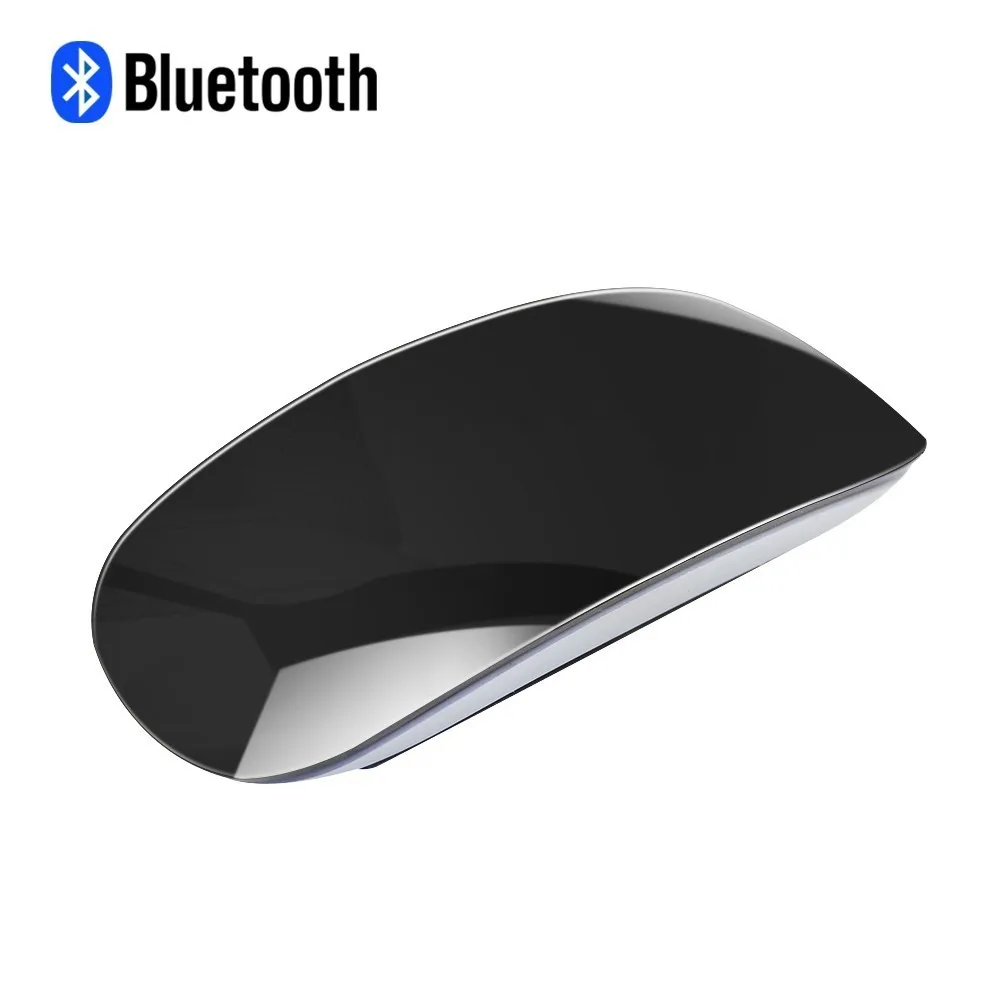 Волшебная Bluetooth тонкая Arc компьютерная 2 мышь для ноутбука microsoft беспроводная сенсорная оптическая ПК Mause эргономичная офисная мышь для Macbook - Цвет: only black mouse