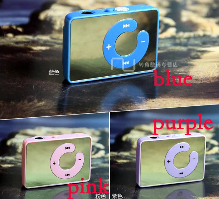 10PCS/lot MP3 NEW MINI Clip MP3 Player Support 4GB 2GB Micro Tmp3