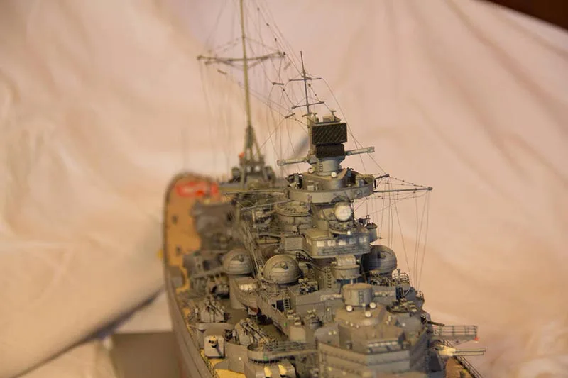 DIY бумажное ремесло 1:200 Гарлем версия боевой крейсер Scharnhorst 3D бумажная модель игрушки корабль Funs подарки