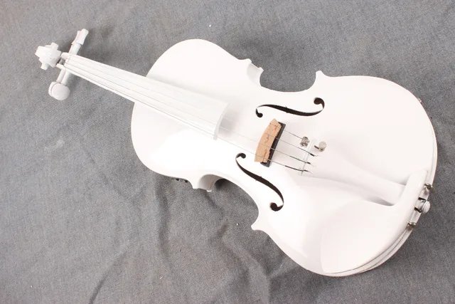 Cheap new 4-String white  4/4  Electric Acoustic Violin   color   #1-2531#  what color do you like?