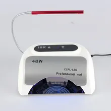 Умная лампа ногтей новая версия светодио дный Ногтей Барабан Металлический дно ЖК-дисплей таймер Multicolors для лечения UV гель для ногтей инструменты