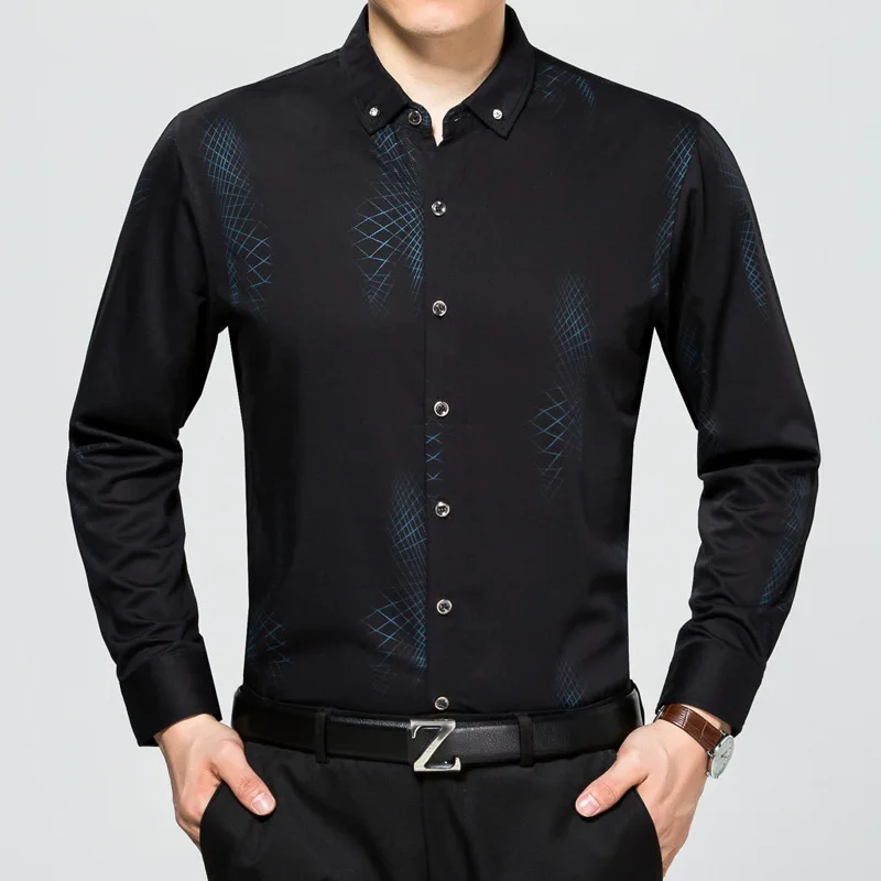 Hot Sale Mens Business Casual Shirts 2017 New Arrival Men