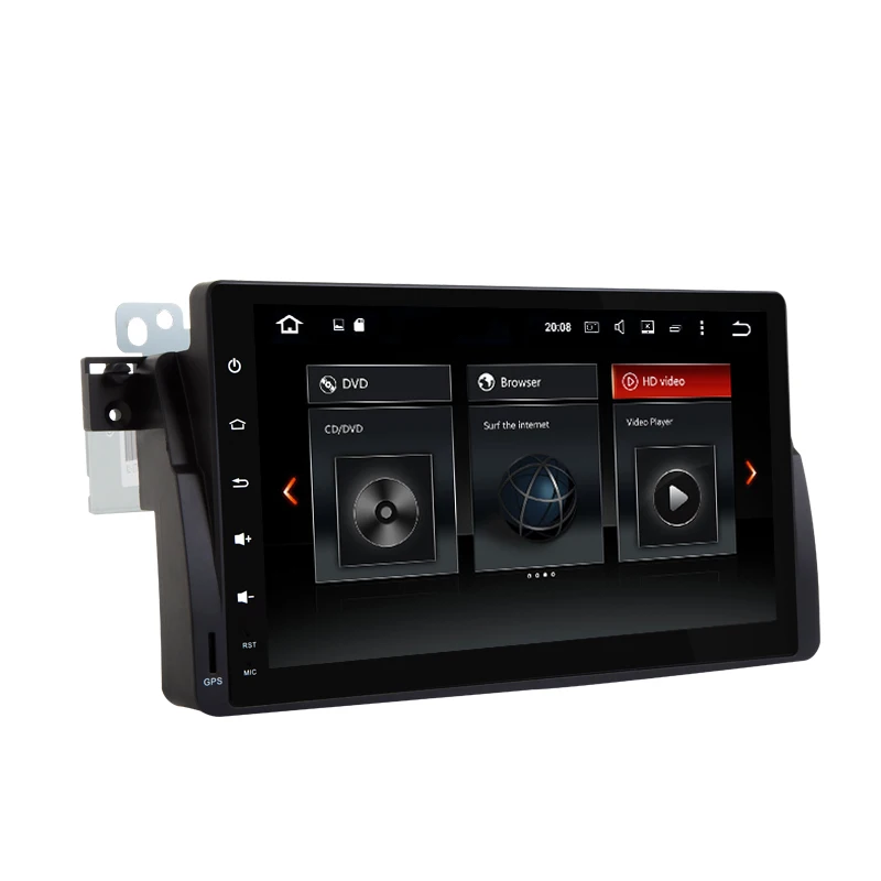 Clearance 9 Inch HD Touch Screen Autoradio Android 9.0 Car Multimedia For BMW E46 M3 318i 320i 323i 328i 330i Support GPS Navigation WiFi 1