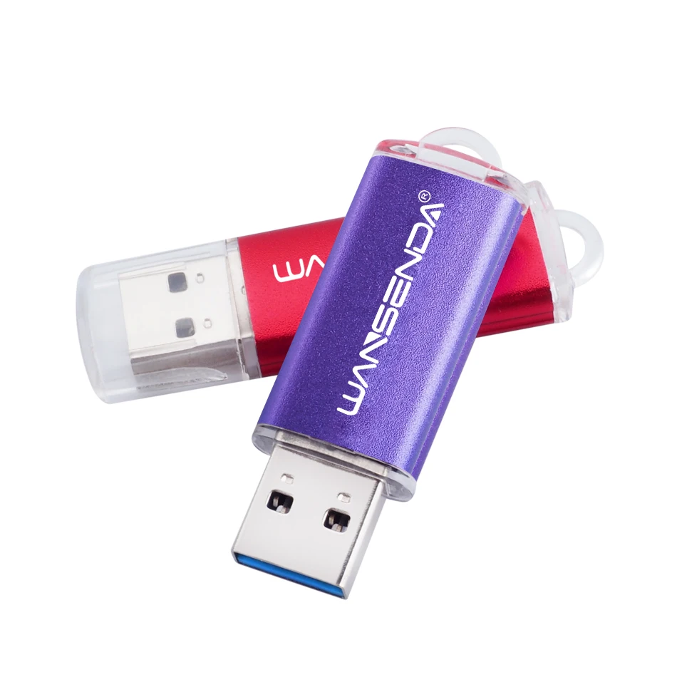 Новинка WANSENDA флеш-накопитель USB 3,0, 128 ГБ, 64 ГБ, металлическая ручка-накопитель, 32 ГБ, 16 ГБ, 8 ГБ, флешка, 256 ГБ, Высокоскоростной USB 3,0, флеш-карта памяти