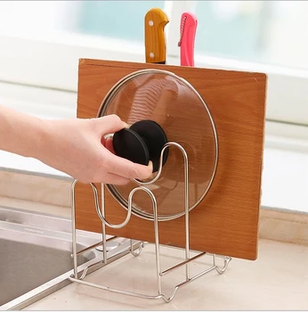 

New Fashion Multifunctional Stainless Steel Knife Blocks High Quality Chopping Board Holder Free Shipping