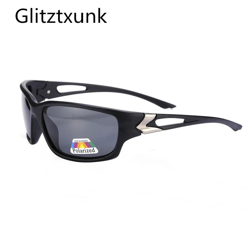 Солнцезащитные очки Glitztxunk поляризационные UV400 Мужские зеркальные квадратные в