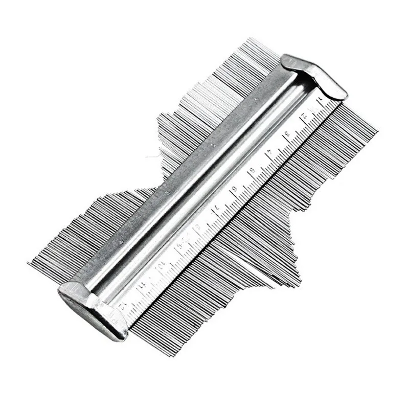 

125MM Profile Contour Gauge Deep Decorating Template Tiling Steel Metal Tiling Skirting Laminate Profile Wood Shape