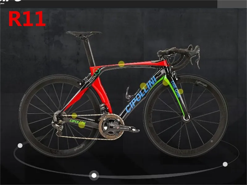 Новая модель Cipollini RB1K дороги углерода рамки матовый/глянцевый углеродный шоссейный велосипед рама включают вилка+ подседельный штырь+ гарнитура+ зажим подседельного штыря - Цвет: R11