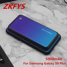 ZKFYS 5000 mAh Портативный Магнитная батарея Зарядное устройство чехол для samsung Galaxy S9 плюс Мощность Bank ультра тонкий быстрой зарядки крышка
