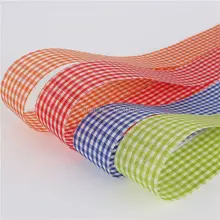 Free shipping 2rolls lot 1 25mm scottish ribbon 50yards roll home garden decoration packing material
