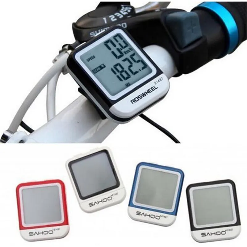 ROSWHEEL Waterproof Bike Computer 20 Functions Speedometer Odometer