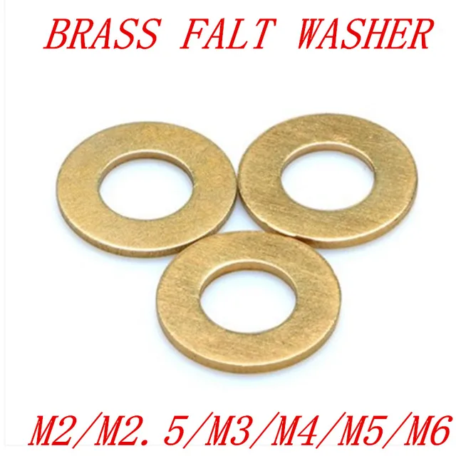 Brass washer M2 M3 M4 M5 M6 M8 M10 Brass flat washer set / bronze