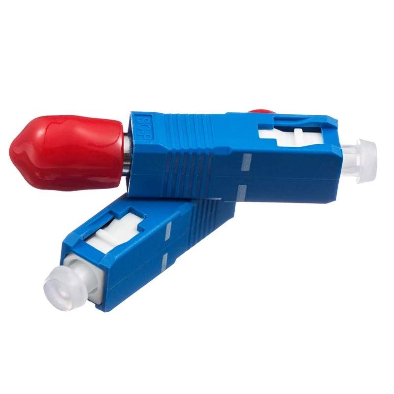 

5pcs ST Female to SC Male Fiber Optic Adapter ST-SC SM Hybrid Optical Adaptor