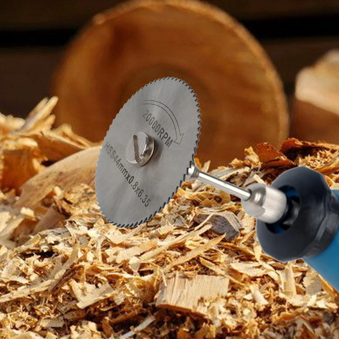 Mini HSS Rotary Tool Saw Blades For Metal Cutter Power Set Wood Cutting with Rods 22 25 32 44 50mm