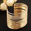 Fashion Women's Multilayer Metal Wires Strings Open Bangle Wide Cuff Bracelet Girls Fashion Jewelry Accessories Best Gift ► Photo 2/5