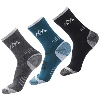 

SANTO Brand (1 Pair) New Mens Semi-thick Merino Wool Warming Socks For Climing Compression Men Socks