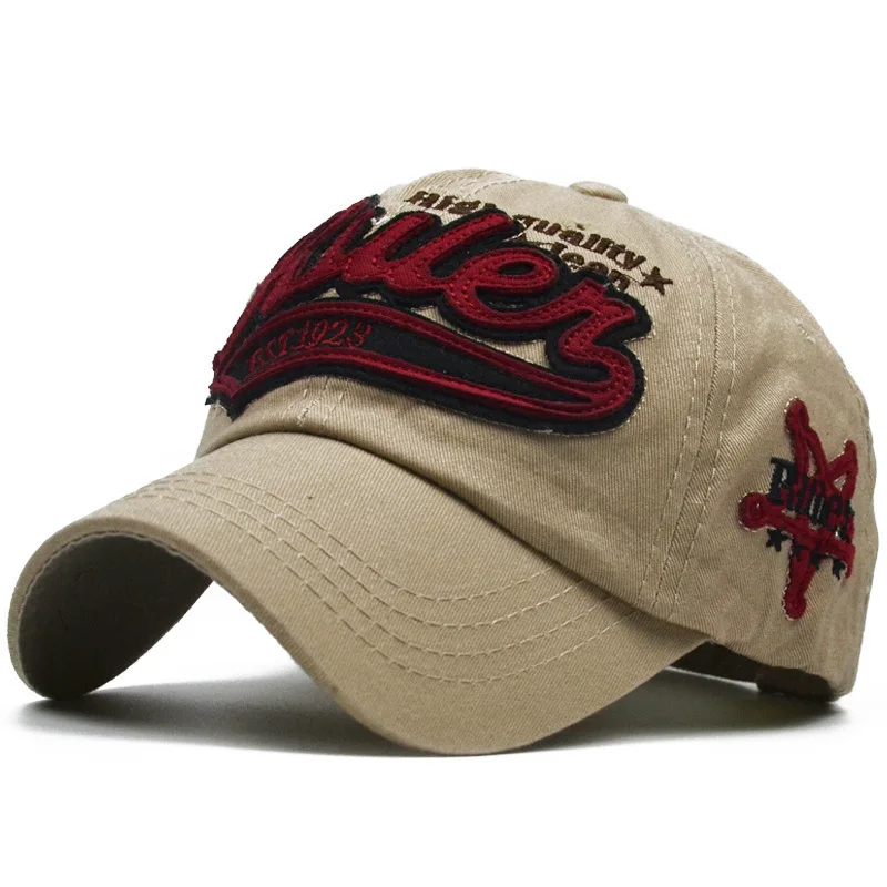 Jual Musim Gugur dan Musim Dingin Bisbol Cap Pria Merek Ayah Topi Wanita untuk Olahraga Penuh Topi Bend Visor Pria Tulang Flexfit Dilengkapi topi Bisbol Topi