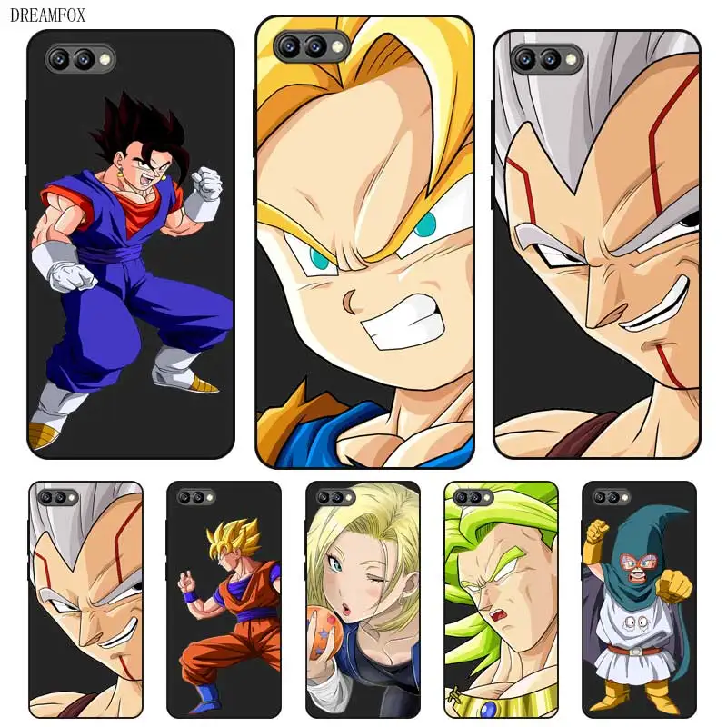 P059 Dragon Ball Модный черный силиконовый чехол для Huawei Honor 6a 6C 6X 7A 7C 7S 7X8 Lite Pro |