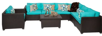 

Sofa Furniture 8 Piece Outdoor Wicker Patio Furniture Corner Set