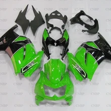 EX250 2008- мотоциклов обтекателя Для Kawasaki Zx250r 2010 Пластик Обтекатели EX 250 2012 зеленый черные кузовные комплекты