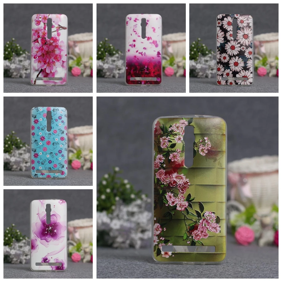 Новый 3D рельефный печатный тпу гелевый чехол для Asus Zenfone 2 ZE550ML ZE551ML / (5 5 дюйма)