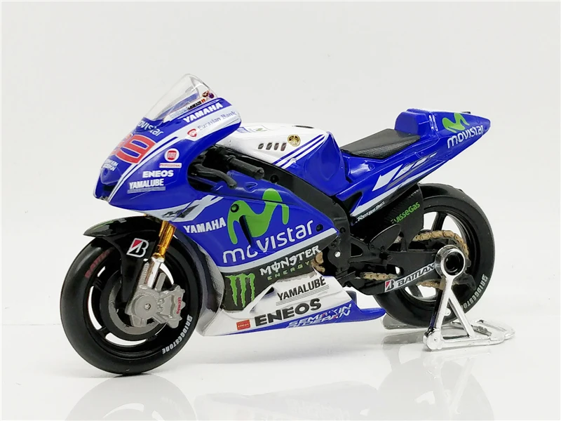 Maisto 1:18 Yamaha YZR-M1#99 Лоренцо литья под давлением модель мотогонок