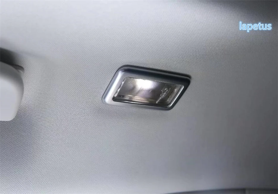 

Lapetus Rear Row Roof Reading Lights Lamp Decoration Frame Cover Trim 2 Colors For Land Rover Range Rover Velar 2018 2019 / ABS