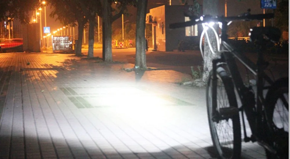 Excellent Walkfire 5000lm Waterproof 3x LED Bicycle Font Light Mountain Bike Headlight Cycling Light Flashlight Lamp +18650 Battery Pack 16