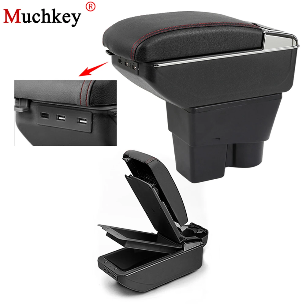 For Skoda Rapid Spaceback 2013 To 2017 Armrest Box With Usb Car Center