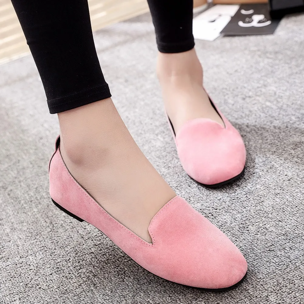 Women Ladies shoes woman Slip On Flat Round Toe Shallow Shoes Sandals Casual Soft Bottom Shoes zapatos de mujer Dropshipping