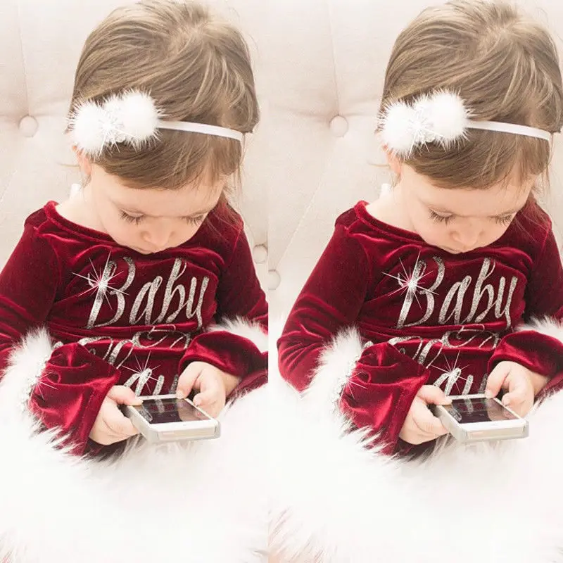 

Emmababy Cute Newborn Romper for Baby Girls Kids Romper Long Sleeve Velvet Bodysuit Jumpsuit Outfit Clothes Drop Shipping