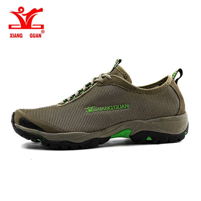 2017 XIANG GUAN Man Comfortable Breathable hiking shoes, Climbing outdoor Trekking Mesh Sneakers For online Sale 36-44