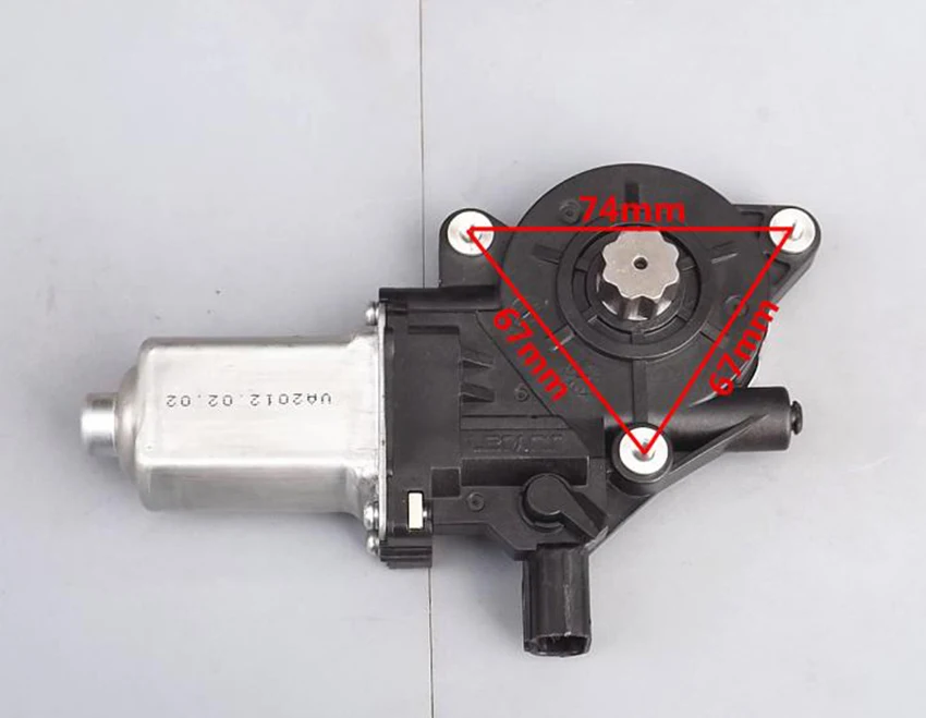 Левое/правое окно автомобиля лифт двигатель DC 12 В мотор-редуктор большой крутящий момент двигатель окно открытый мотор драйвер 60 об/мин вал внешний диаметр 18,5 мм